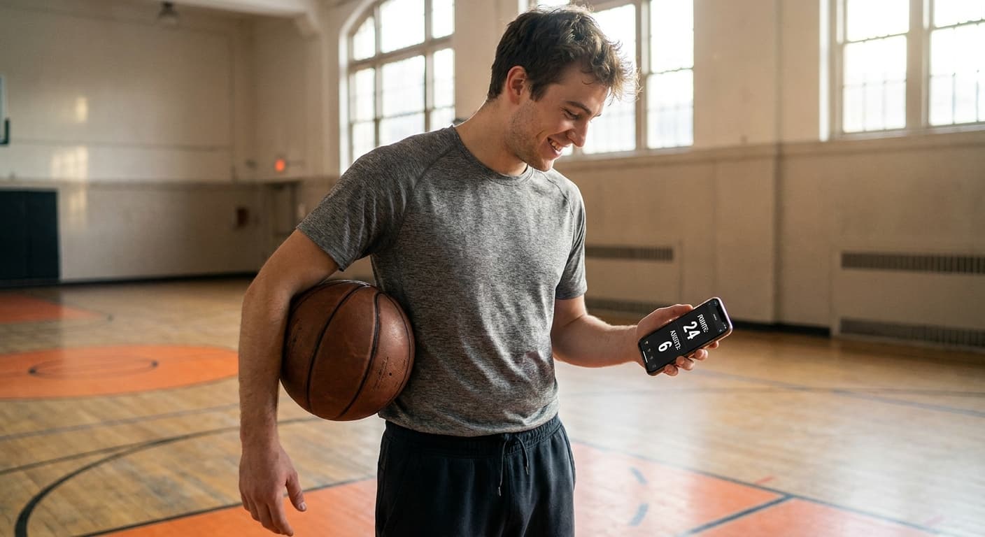 Guide débutant : comment commencer à suivre tes stats basket